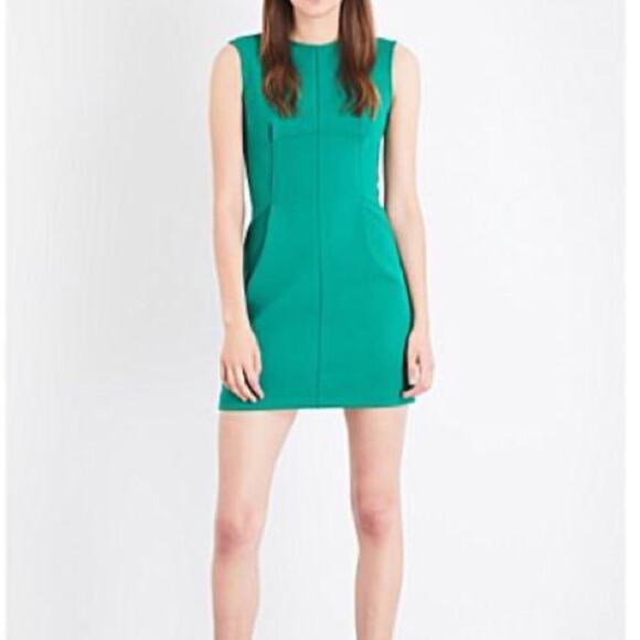 Maje Rodezio crepe structured sheath dress - Picture 4 of 12